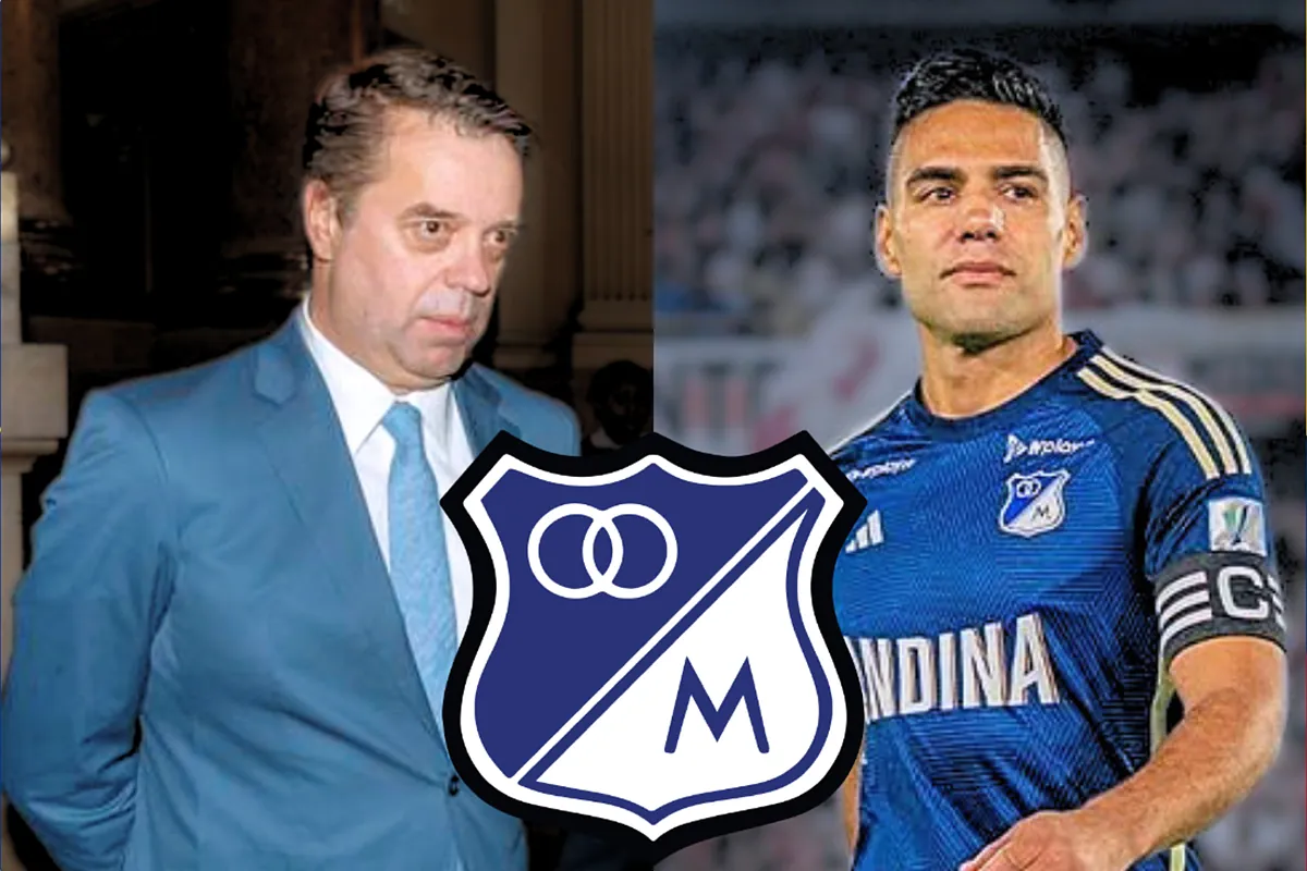 La furia del 'Tigre' Falcao contra Gustavo Serpa tras la asamblea de Millonarios