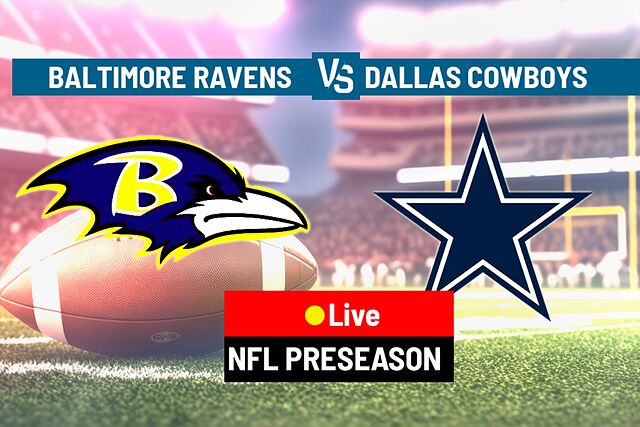 The Ravens are heavy favorites to beat the Cowboys in Week 2 of the preseason.