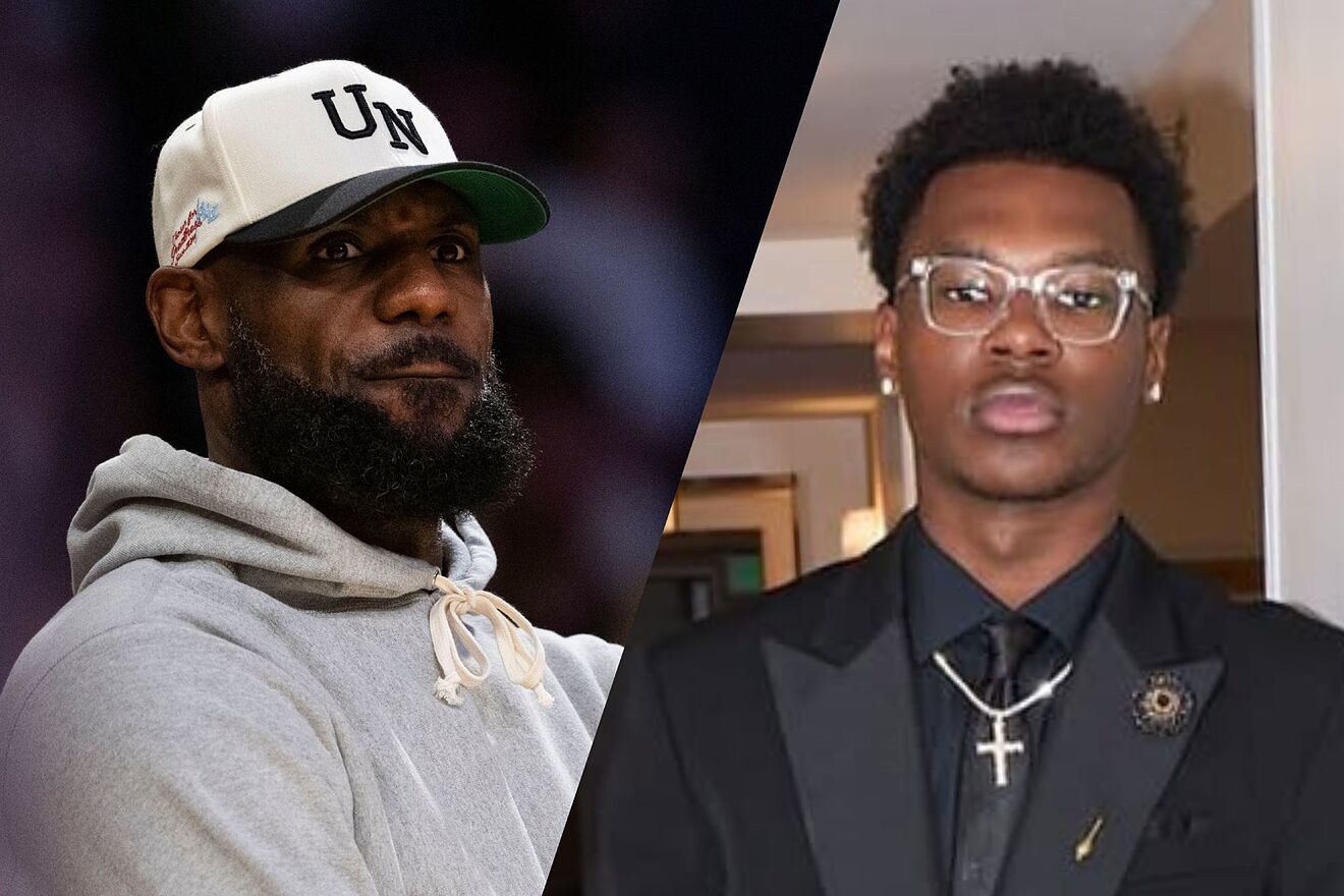 Bryce James may need a serious talk with LeBron as he might be eyeing...