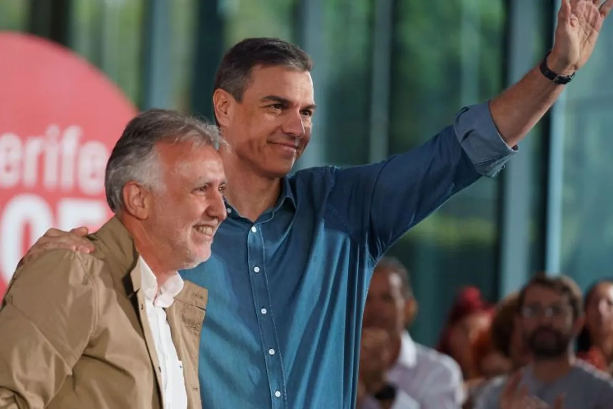 Pedro Sánchez y el Gobierno español muestran su apoyo a Ángel Víctor Torres tras su delicada situación de salud
