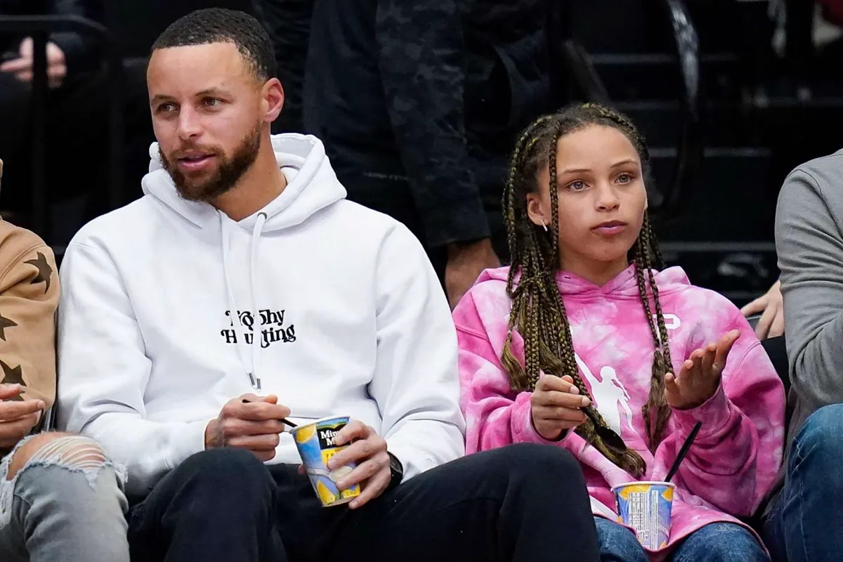 Riley Curry's striking resemblance to her father Stephen leaves everyone in  shock: "Ayesha's genes put up no fight" | Marca