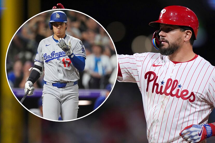 Kyle Schwarber makes history again with the Phillies as he challenges Shohei Ohtani to a battle for the MVP title until the very end | Marca