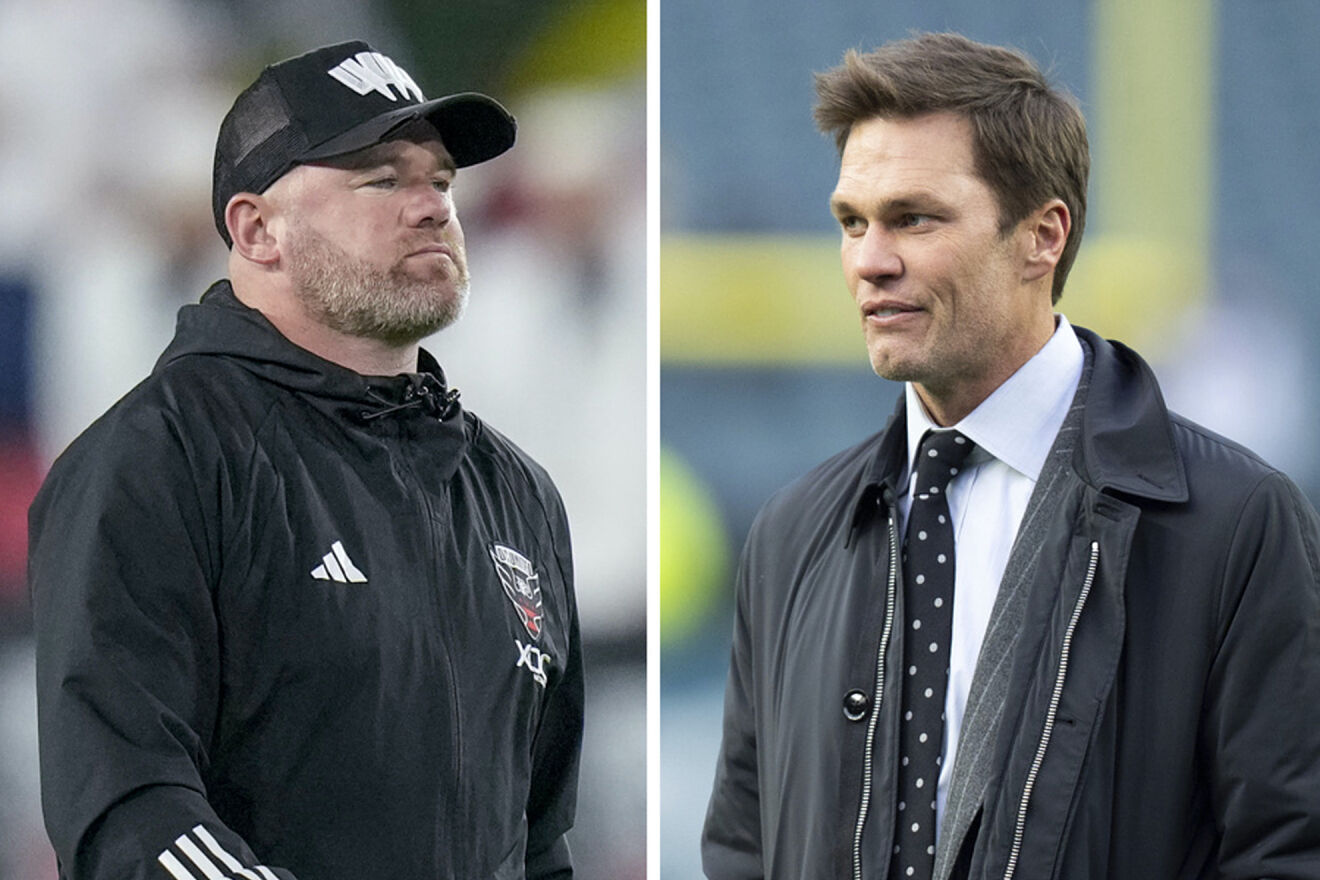 Wayne Rooney and Tom Brady