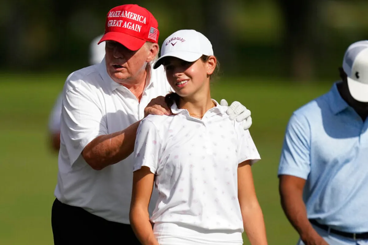 Kai Trump recently appeared in an advertisement for an energy drink teasing Donald Trump