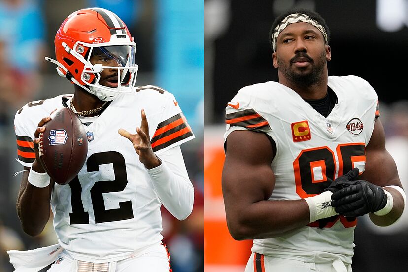 We're going to need you": Myles Garrett avoids hitting Shedeur Sanders,  says Browns will count on him | Marca