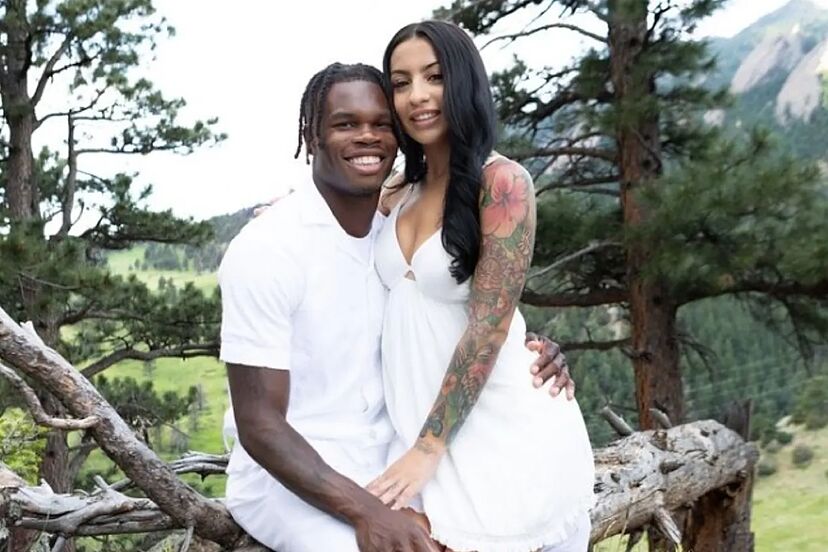 Travis Hunter and his wife Leanna surprise the NFL world after secretly  welcoming their first child | Marca