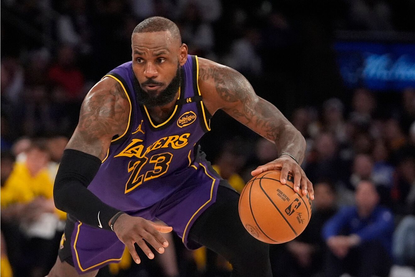 Uncertain future: LeBron James could leave the Los Angeles Lakers and...