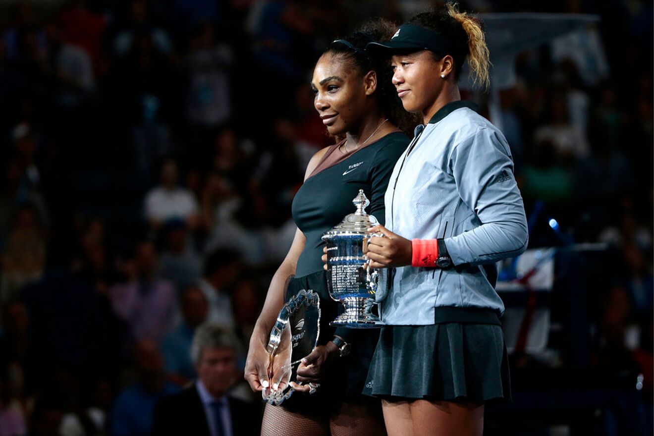 Naomi Osaka credits Serena Williams for inspiring her powerful serve