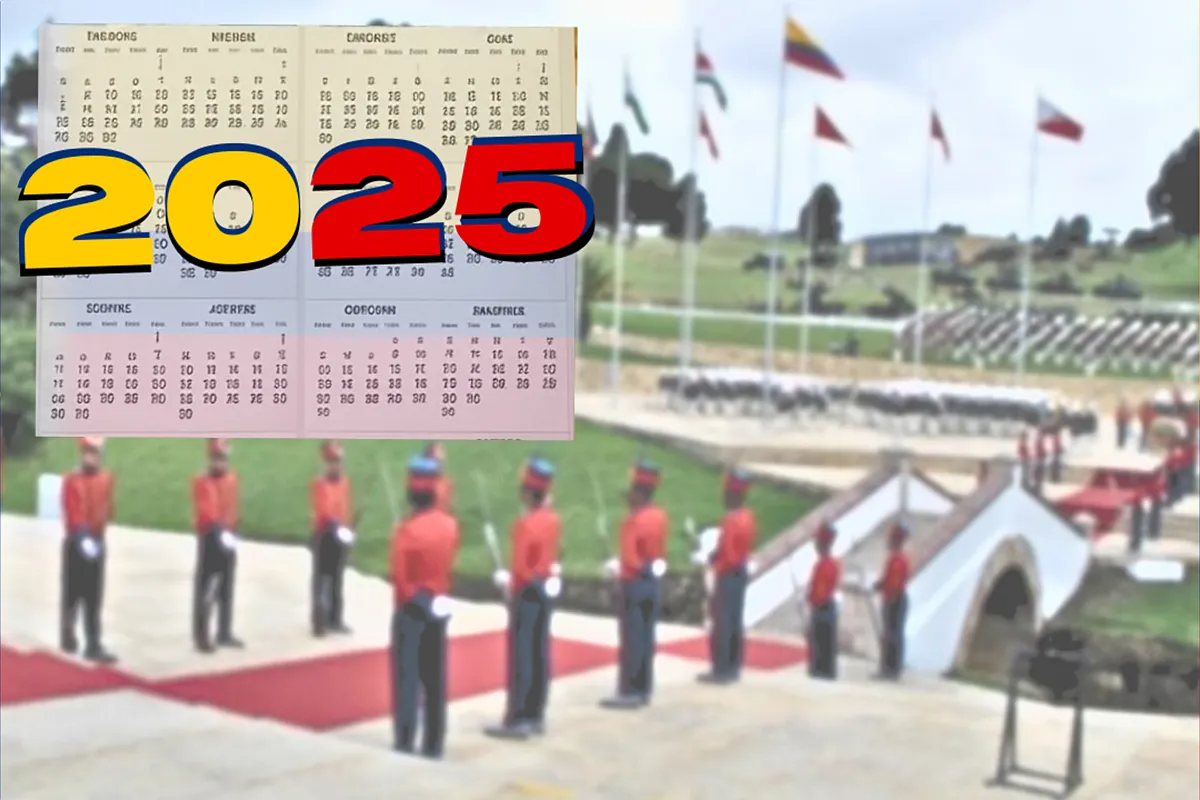 Calendario de días festivos del 2025 en Colombia Puentes festivos