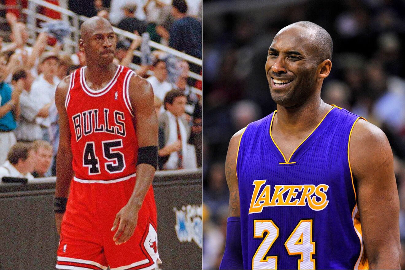 Michael Jordan and Kobe Bryant