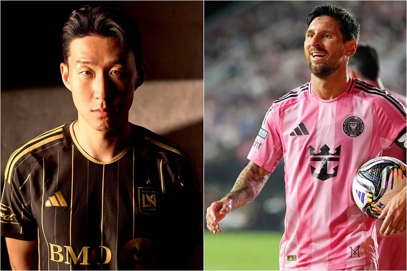 Son Heung-min and Lionel Messi.