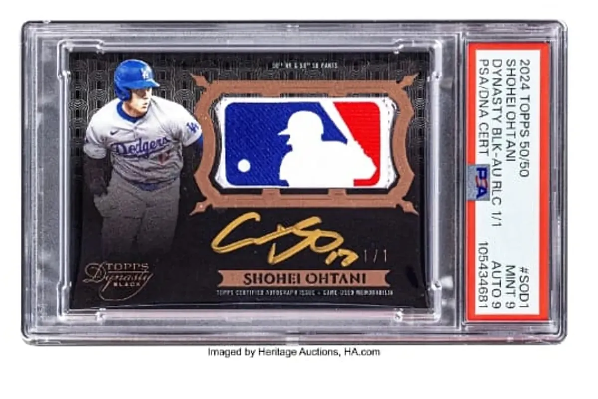 MLB Shohei Ohtani 1/1 1枚限定カード Shohei Ohtani card sells for over $1 million at auction | Marca