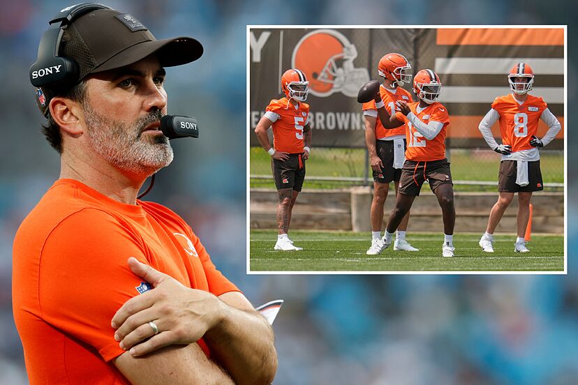 Kevin Stefanski cannot place Dillon Gabriel over Shedeur Sanders; the Head  Coach has already been warned | Marca