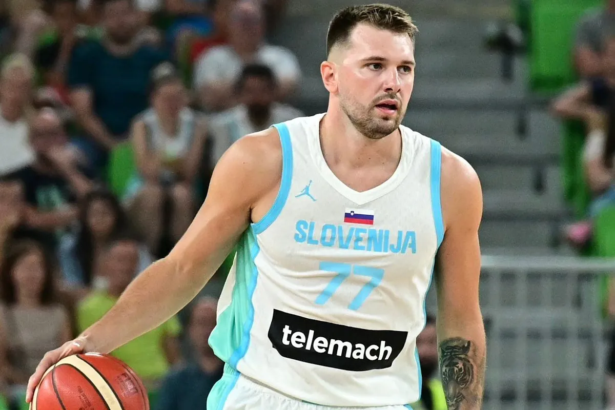 Luka Doncic takes a slap from teammate in Slovenia's EuroBasket prep game |  Marca