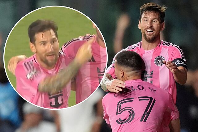 Messi silences rival and celebrates with friends Inter Miami's last minute Leagues Cup win