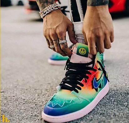 como se llaman los zapatos de j balvin