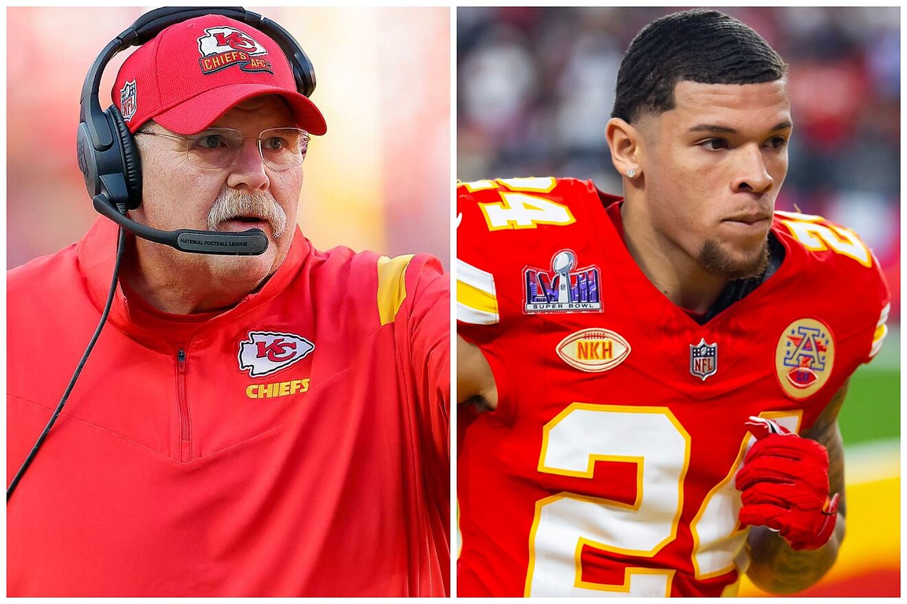 Andy Reid and Skyy Moore