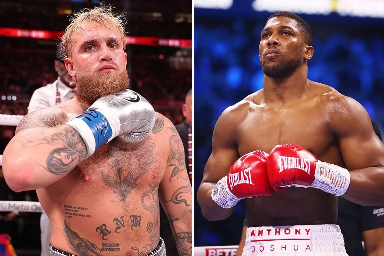 Jake Paul and Anthony Joshua