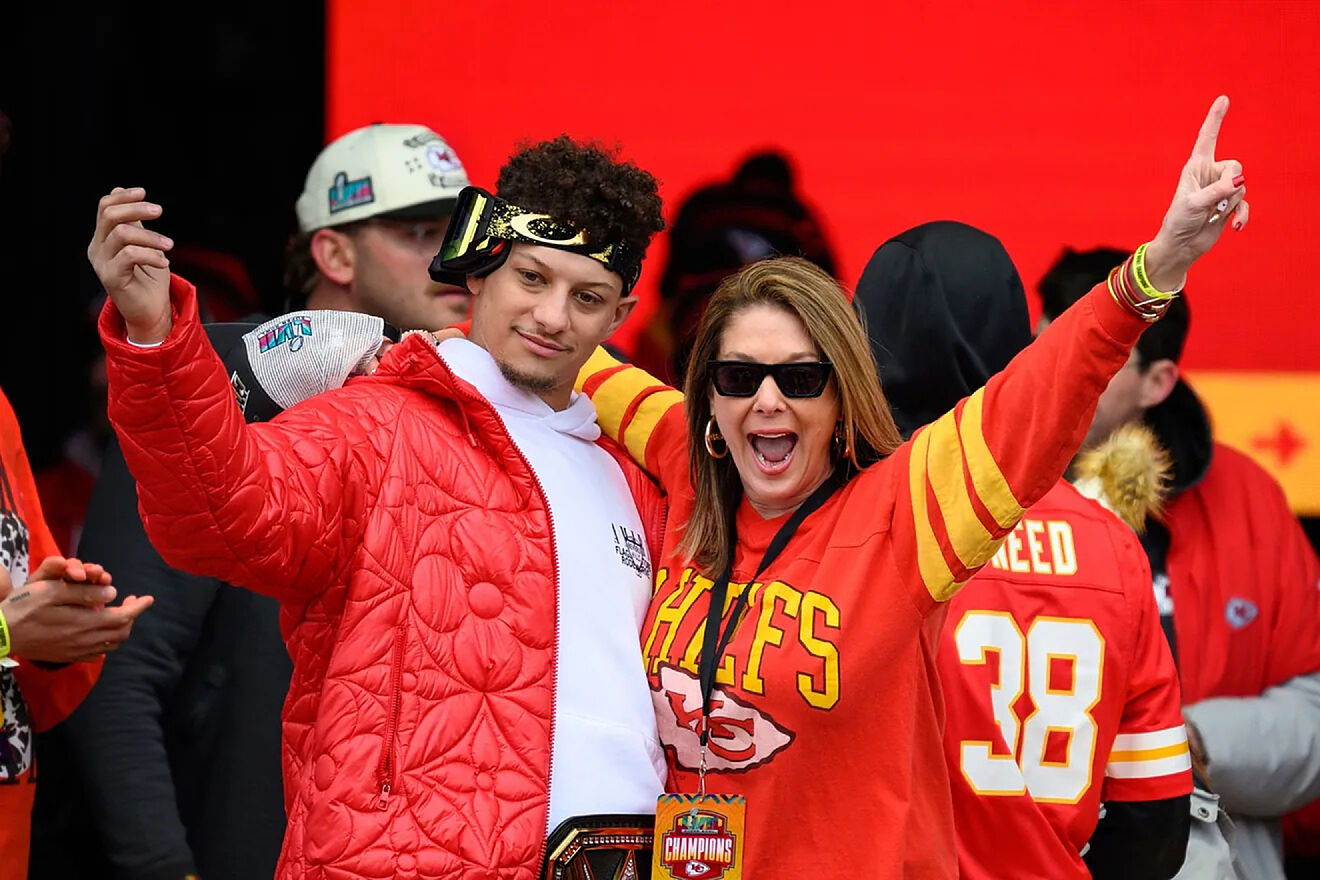 Patrick Mahomes and Randi Mahomes