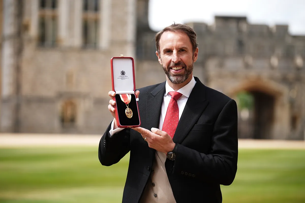 Sir Gareth Southgate? Prince William made it official at Windsor Castle