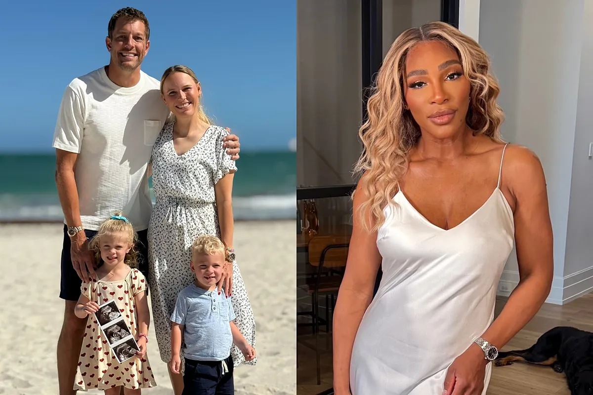 Serena Williams reacts to Caroline Wozniacki's baby news with sweet message