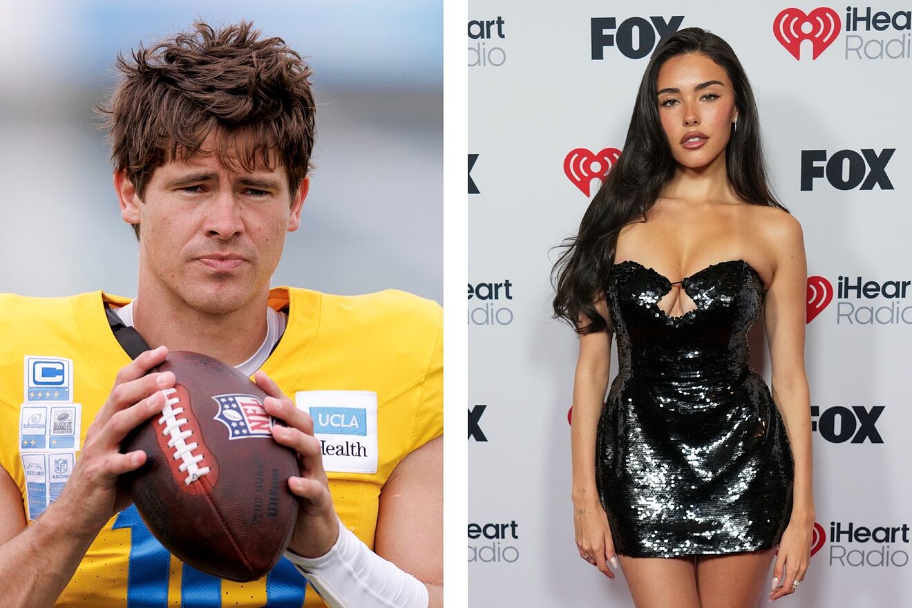 Justin Herbert and Madison Beer