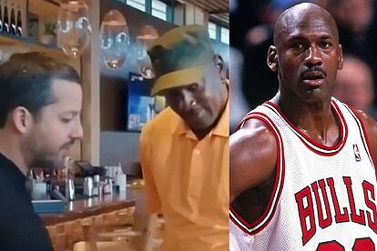 Michael Jordan gets upset when he gets caught by a magician trying to trick  him in a card game | Marca