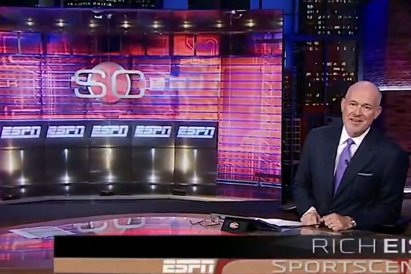 Rich Eisen makes emotional return to SporsCenter after over 20 years