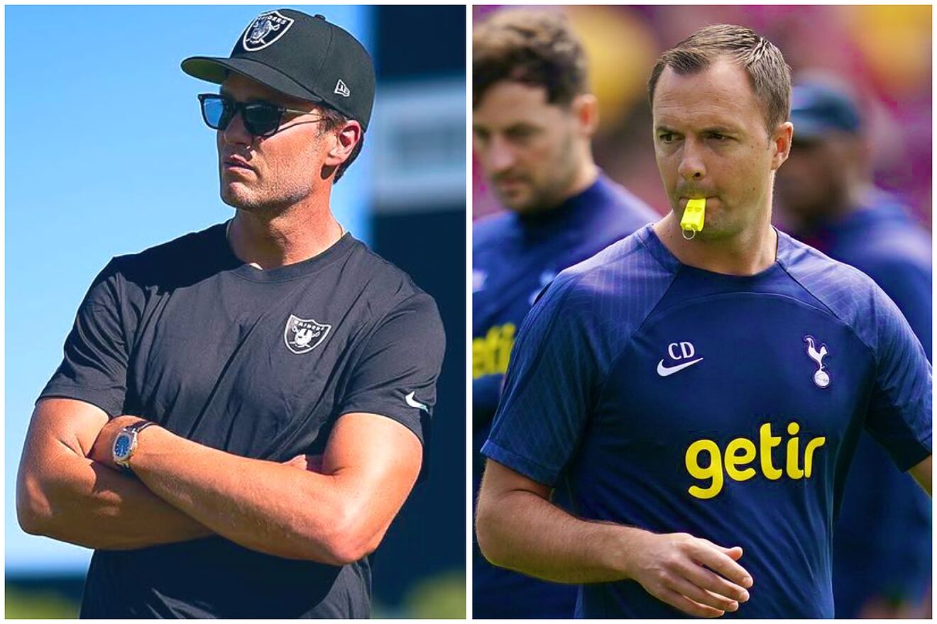 Tom Brady and Chris Davies