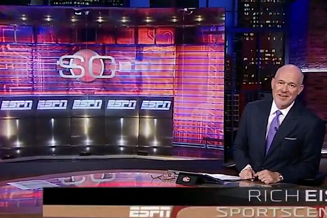 Rich Eisen makes emotional return to SporsCenter after over 20 years