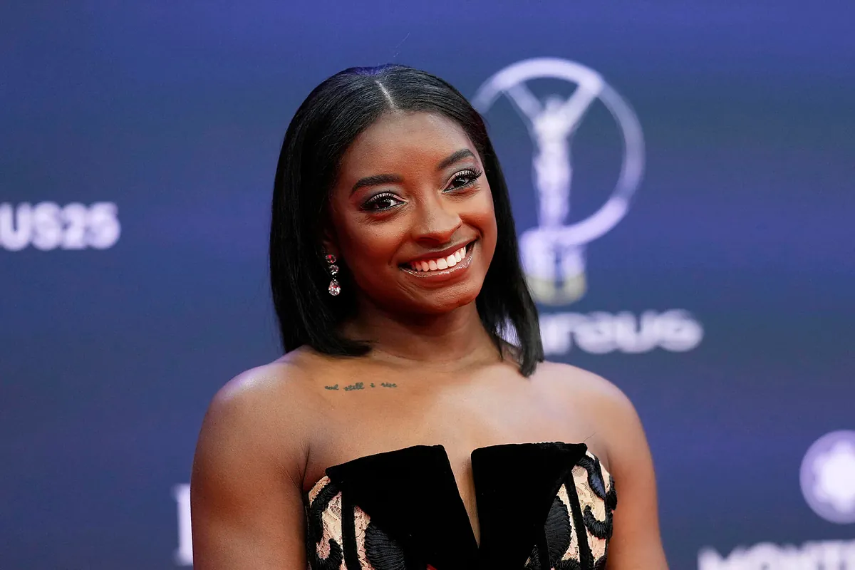 Simone Biles takes a break from the U.S. Classic but teases exciting new projects