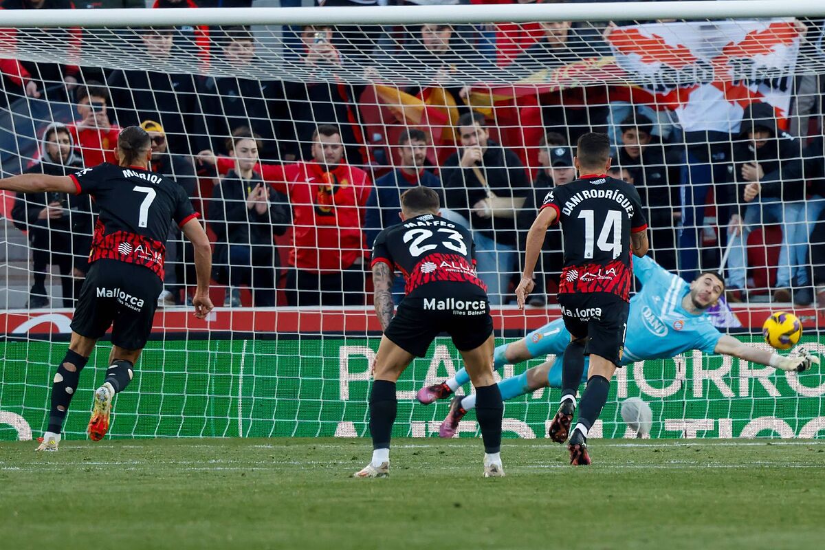 Mallorca – Espanyol: Muriqi, a once metros de la locura