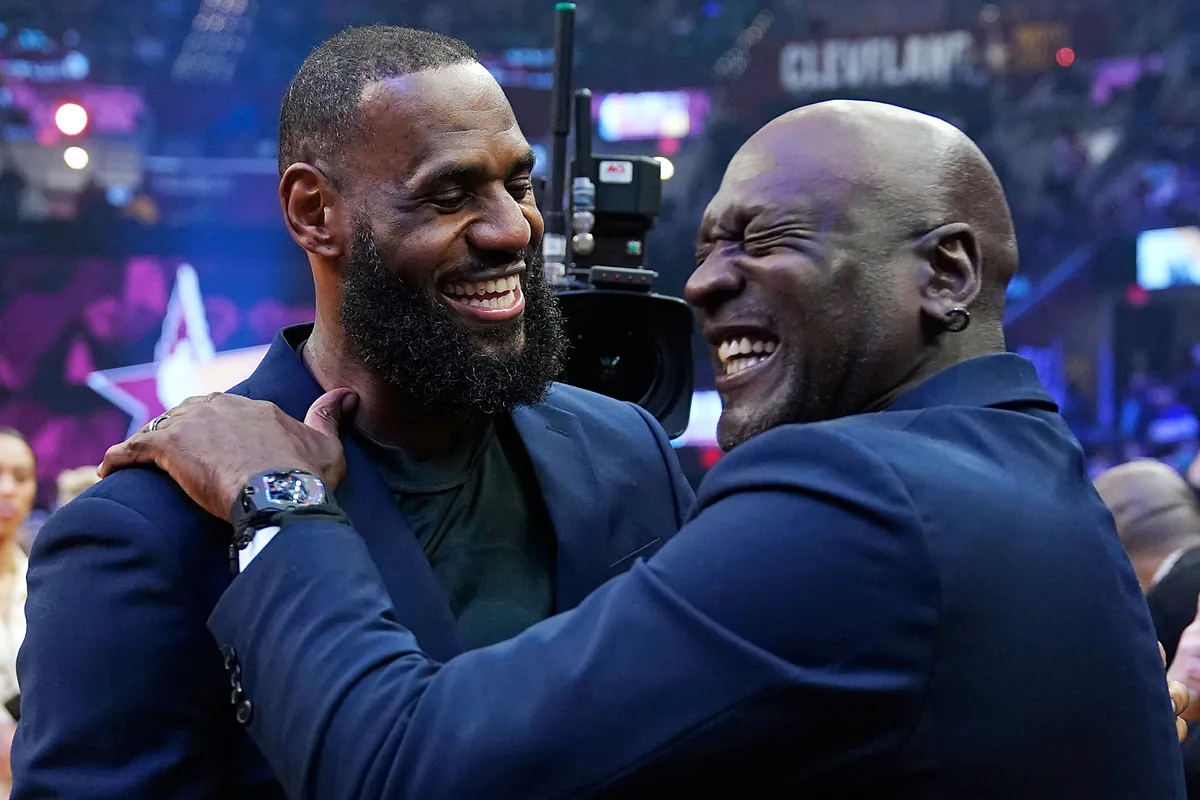 After 22 years in the NBA, LeBron James still recognizes Michael Jordan as an inspiration