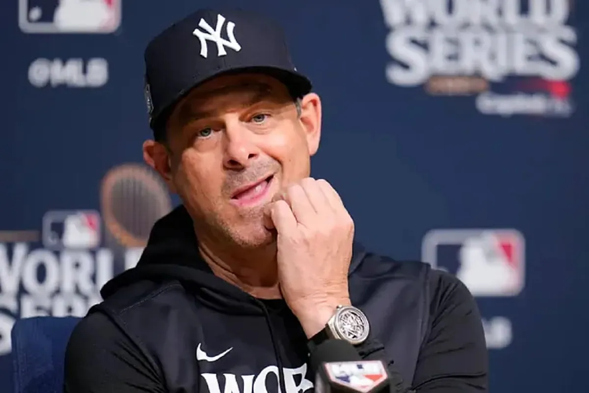 Aaron Boone responds to Hunter Dobbins after 'hating' the Yankees and puts  him in his place with a blunt comment | Marca