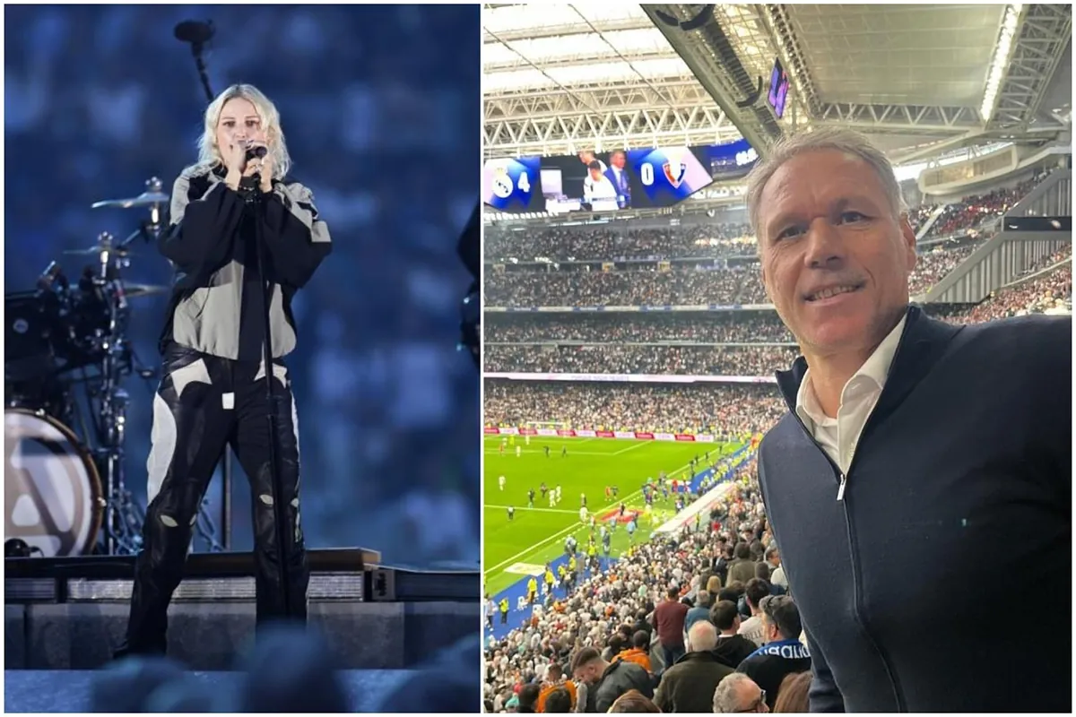 Van Basten criticises Linkin Park's performance in the Champions League final: “Absolute rubbish”