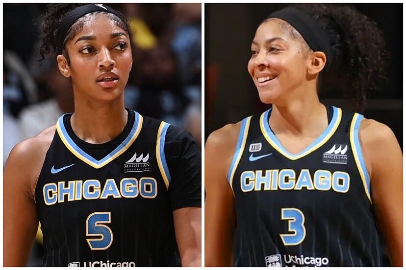 Angel Reese had a bad gesture toward Candace Parker whe she 'refused' to wear her shirt in her retirement celebration | Marca