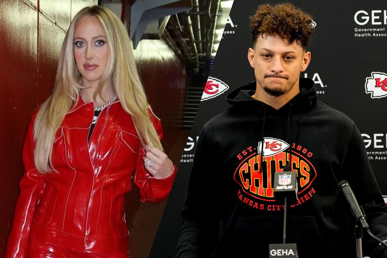 Patrick Mahomes 'scolds' Brittany for not paying attention to her appearance during a very special family moment