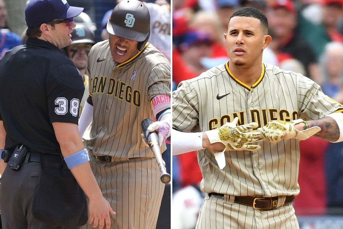 Manny Machado loses his temper with the umpire: his furious reaction is caught on camera and is frightening