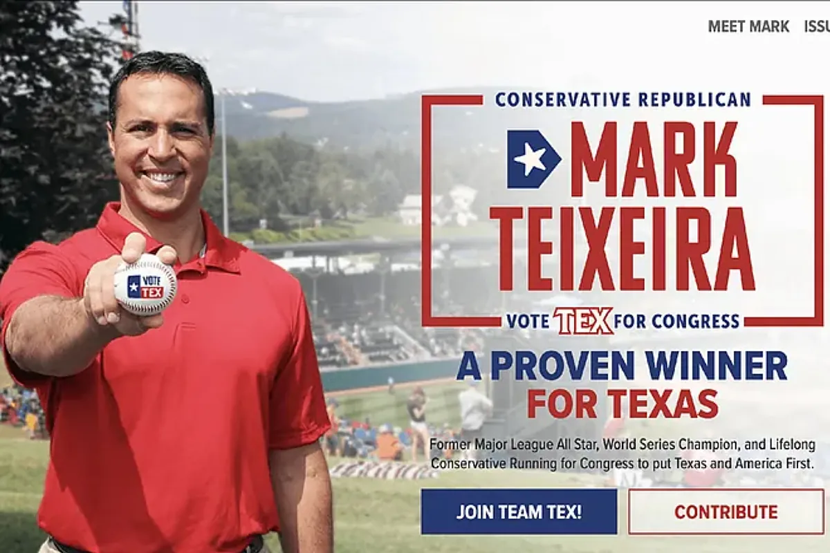 Former Yankees player Mark Teixeira announces run for Congress in Texas