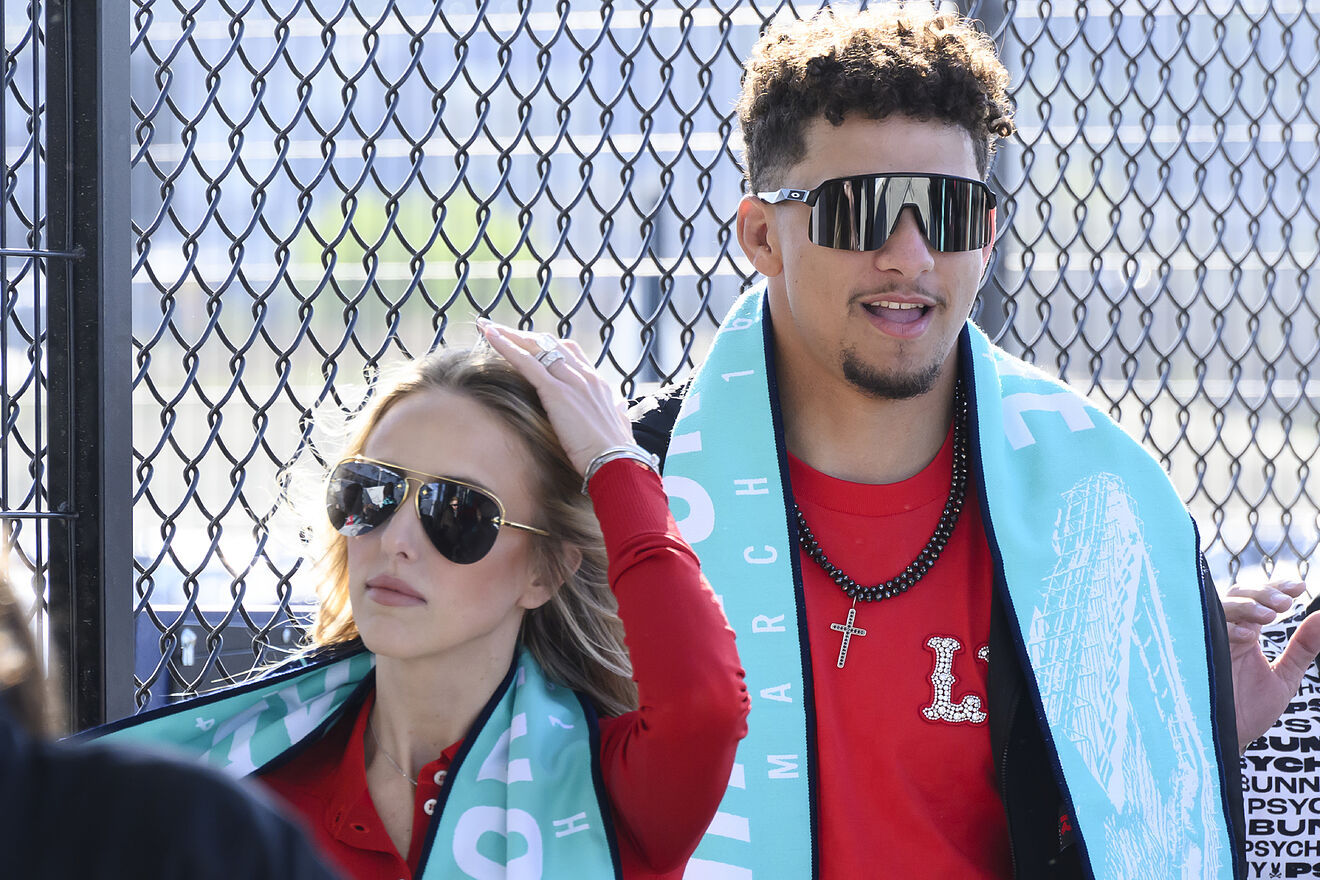 Brittany and Patrick Mahomes