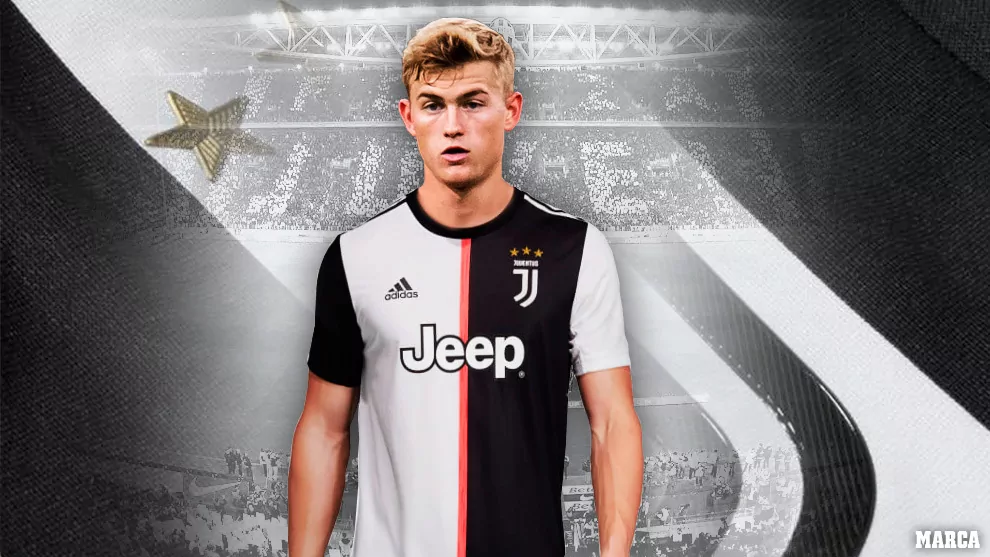 Juventus DE LIGT（デリフト）4番 2019-20 Juventus Third Shirt De Ligt #4 - 8/10 - (S)