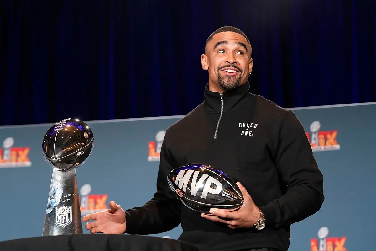 Jalen Hurts embraces new role after Eagles\' Super Bowl triumph