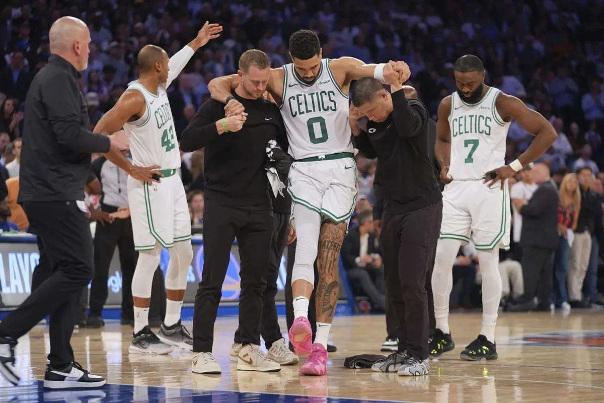 La trágica caída de Jayson Tatum: un golpe devastador para los Celtics