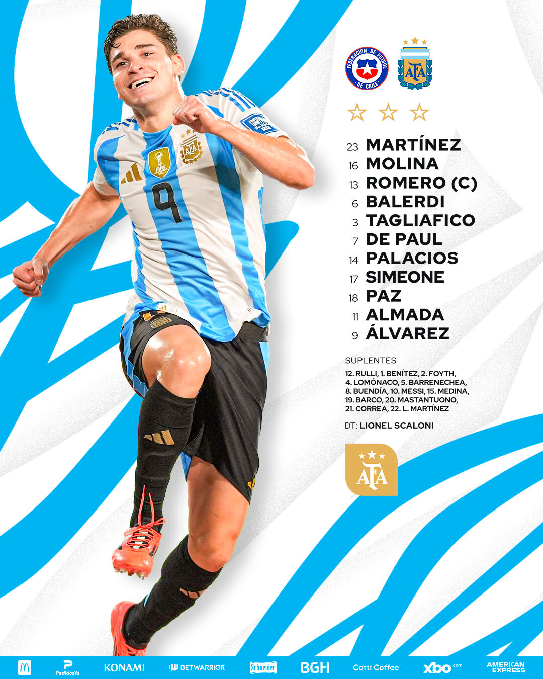 Argentina vence a Chile con lo justo y lo deja al borde del abismo mundialista