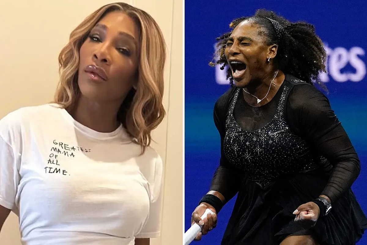 Serena Williams tries to program in her baby her winning spirit teaching him  how to celebrate with anger | Marca
