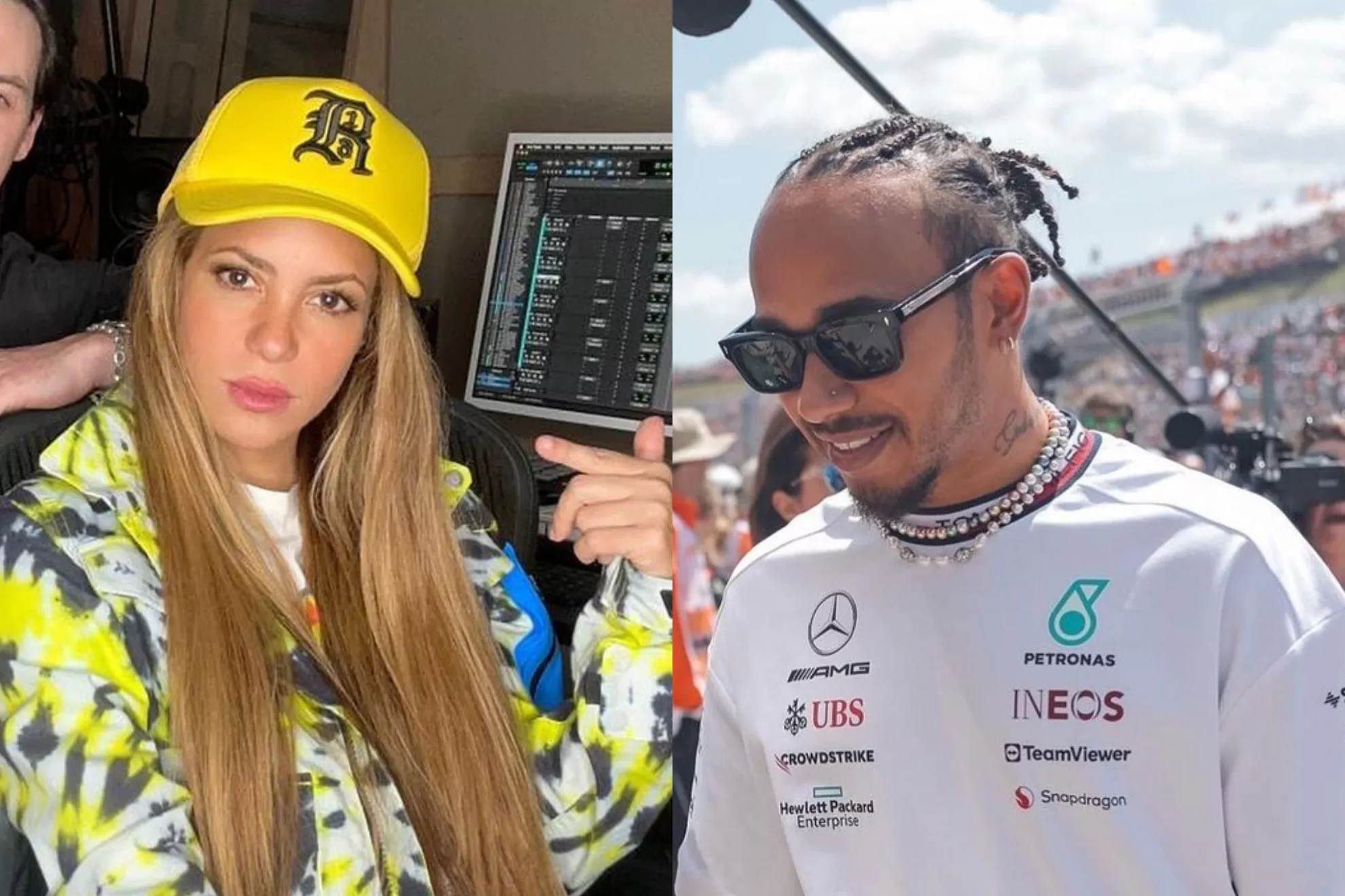 La razón que haría que Shakira y Lewis Hamilton pusieran un freno a su  relación | Marca